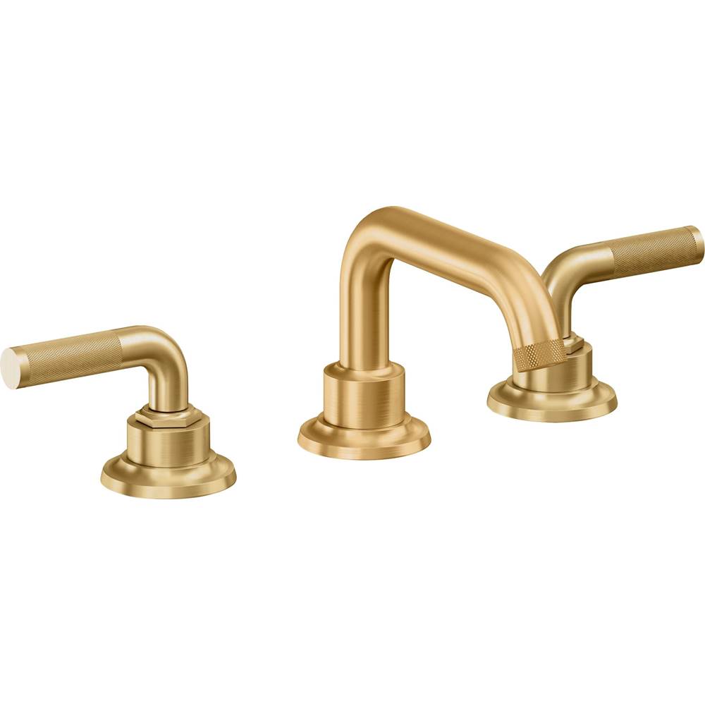 California Faucets - 8'' Widespread Lavatory Faucet - Lifetime Satin Gold Pvd