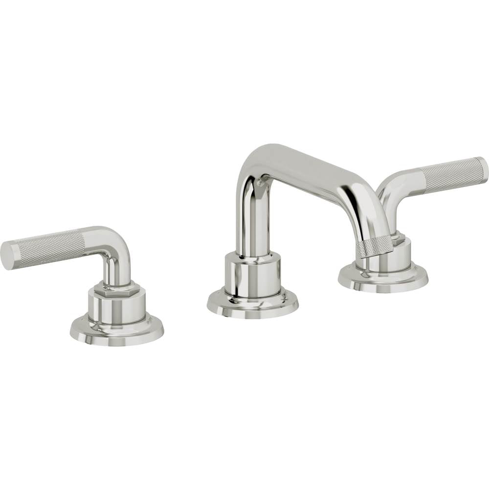 California Faucets - 8'' Widespread Lavatory Faucet with Completely Finished ZeroDrain - Polished Chrome