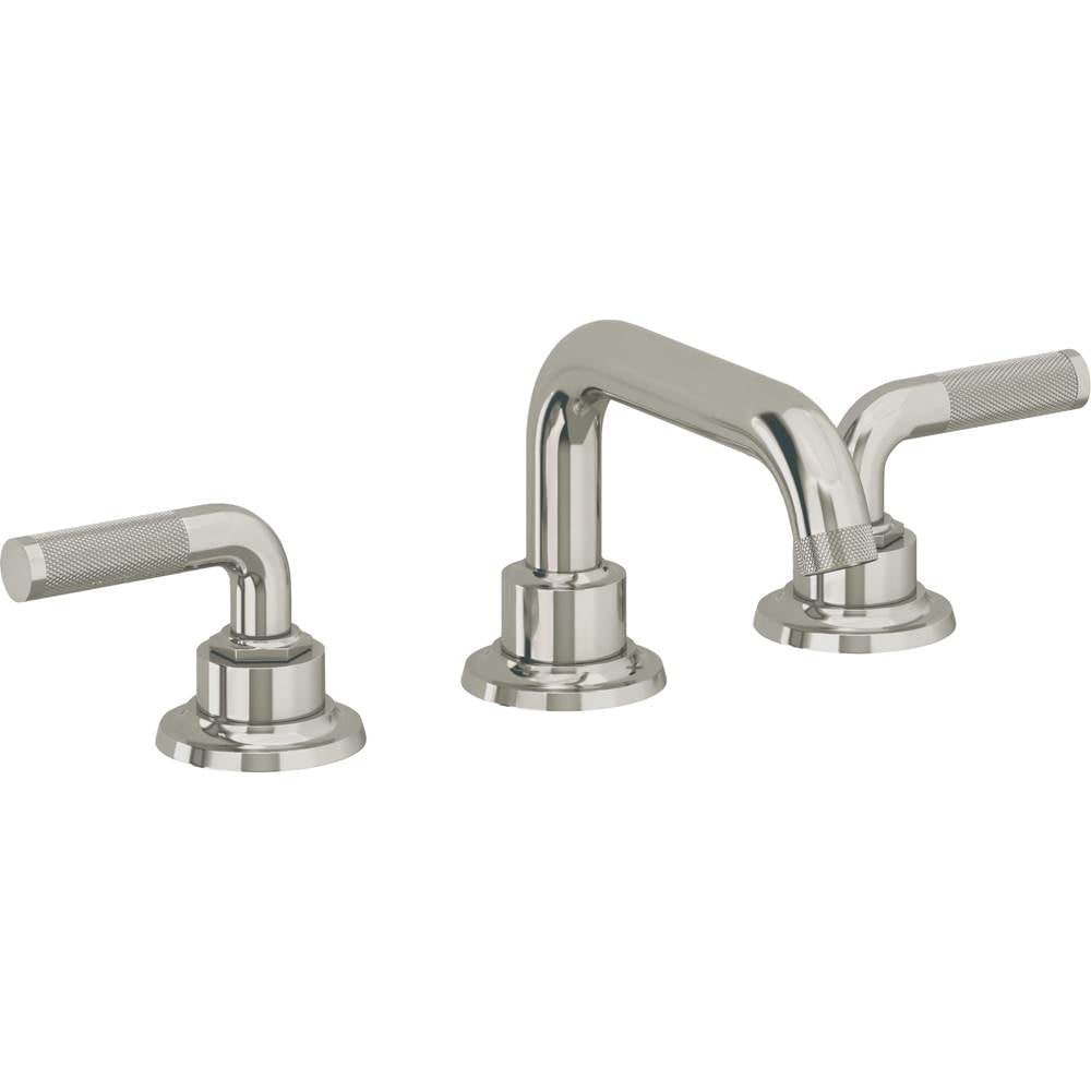 California Faucets - 8'' Widespread Lavatory Faucet - Polished Nickel Pvd