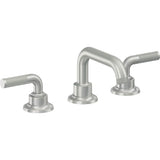 California Faucets - 8'' Widespread Lavatory Faucet with Completely Finished ZeroDrain - Satin Chrome Pvd