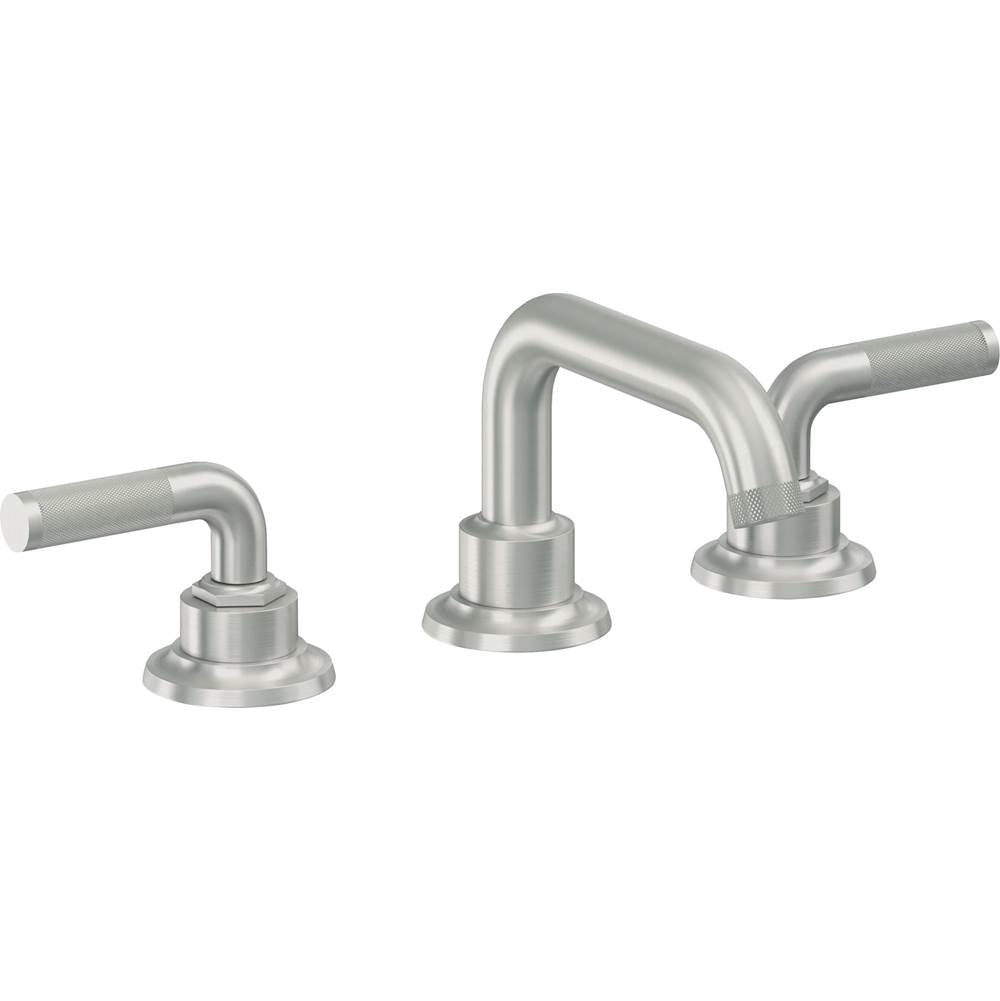 California Faucets - 8'' Widespread Lavatory Faucet with ZeroDrain - Satin Chrome Pvd