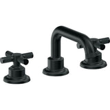 California Faucets - 8'' Widespread Lavatory Faucet with Completely Finished ZeroDrain - Carbon Pvd