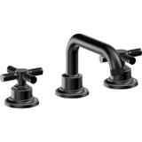 California Faucets - 8'' Widespread Lavatory Faucet with Completely Finished ZeroDrain - Matte Black