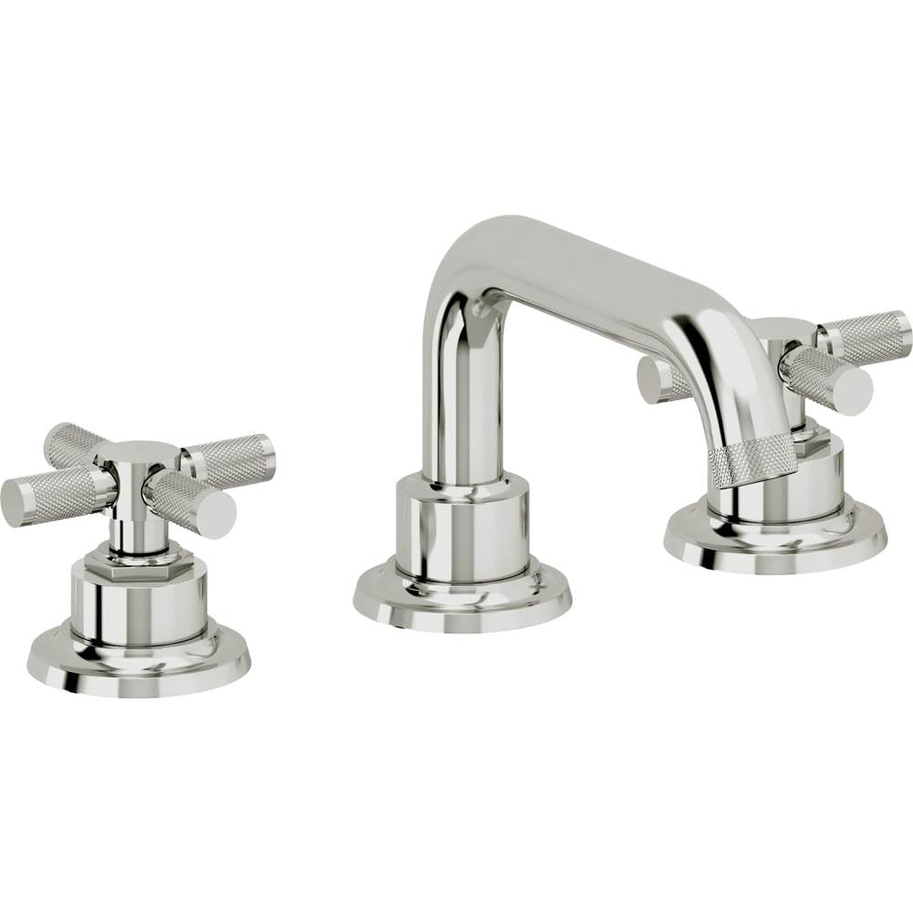 California Faucets - 8'' Widespread Lavatory Faucet with ZeroDrain - Polished Chrome