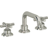 California Faucets - 8'' Widespread Lavatory Faucet with ZeroDrain - Polished Nickel Pvd
