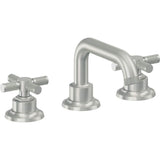 California Faucets - 8'' Widespread Lavatory Faucet with ZeroDrain - Satin Chrome Pvd