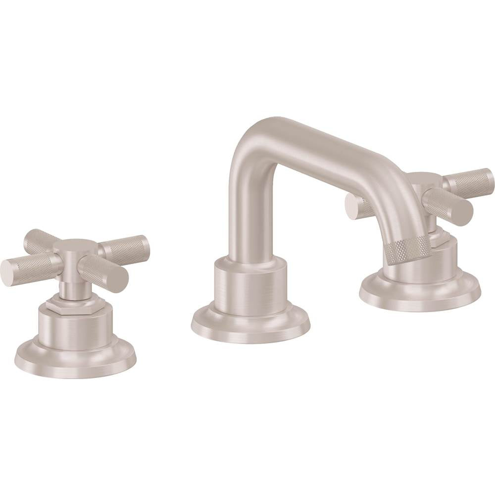 California Faucets - 8'' Widespread Lavatory Faucet - Satin Nickel