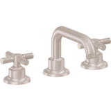 California Faucets - 8'' Widespread Lavatory Faucet with Completely Finished ZeroDrain - Satin Nickel