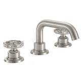 California Faucets - 8'' Widespread Lavatory Faucet with ZeroDrain - Gloss White