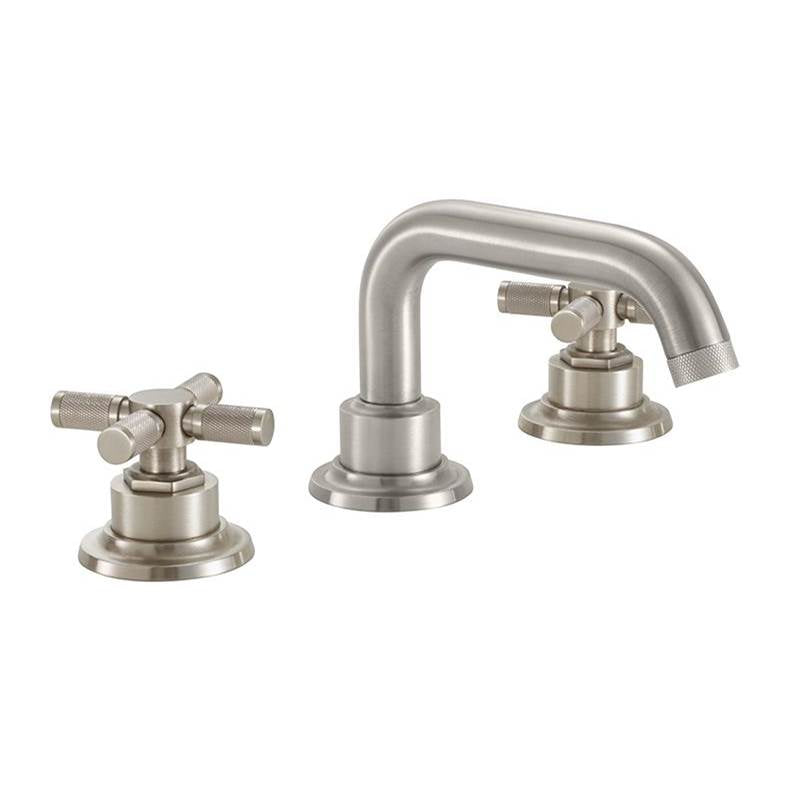 California Faucets - 8'' Widespread Lavatory Faucet with ZeroDrain - Gloss White