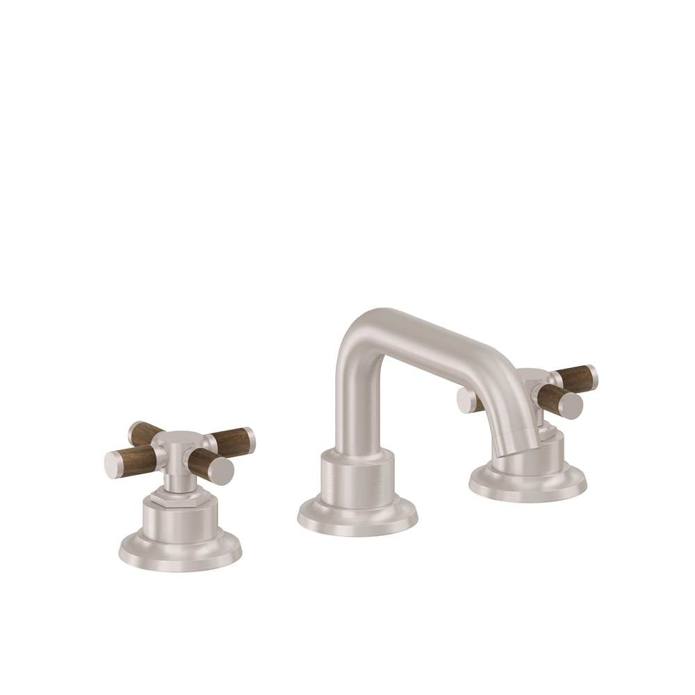 California Faucets - 8'' Widespread Lavatory Faucet with ZeroDrainE - Gloss White
