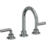 California Faucets - 8'' Widespread Lavatory Faucet with Completely Finished ZeroDrain - Black Nickel Pvd