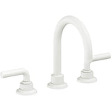 California Faucets - 8'' Widespread Lavatory Faucet with ZeroDrain - Matte White