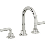 California Faucets - 8'' Widespread Lavatory Faucet with Completely Finished ZeroDrain - Polished Chrome