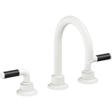 California Faucets - 8'' Widespread Lavatory Faucet with Completely Finished ZeroDrain - Matte White