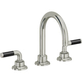 California Faucets - 8'' Widespread Lavatory Faucet with ZeroDrain - Polished Nickel Pvd