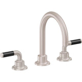 California Faucets - 8'' Widespread Lavatory Faucet with ZeroDrain - Satin Nickel