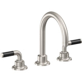 California Faucets - 8'' Widespread Lavatory Faucet with Completely Finished ZeroDrain - Ultra Stainless Steel Pvd