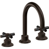 California Faucets - 8'' Widespread Lavatory Faucet with ZeroDrain - Bella Terra Bronze