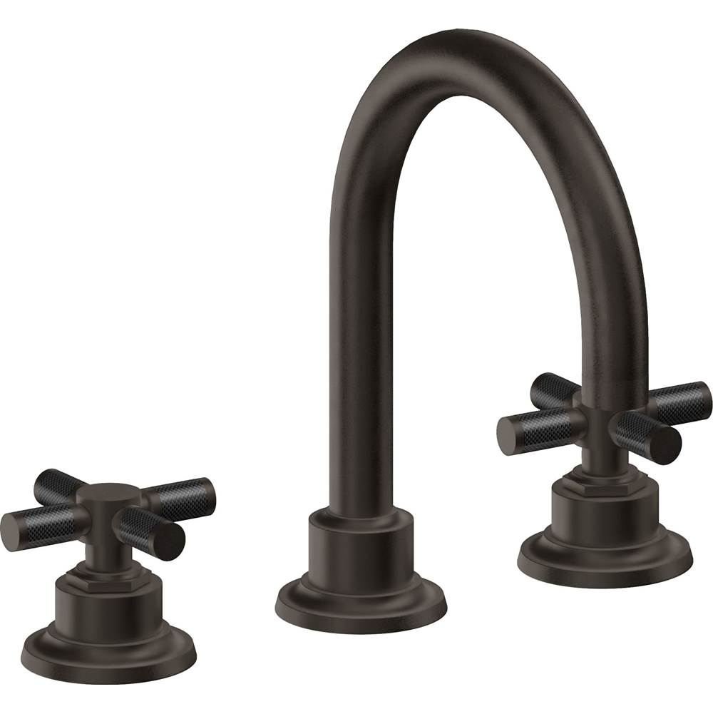 California Faucets - 8'' Widespread Lavatory Faucet with ZeroDrain - Oil Rubbed Bronze