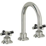 California Faucets - 8'' Widespread Lavatory Faucet - Polished Nickel Pvd