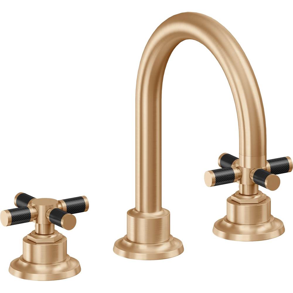 California Faucets - 8'' Widespread Lavatory Faucet - Satin Bronze Pvd