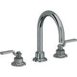 California Faucets - 8'' Widespread Lavatory Faucet with Completely Finished ZeroDrain - Black Nickel Pvd