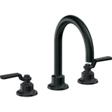 California Faucets - 8'' Widespread Lavatory Faucet with ZeroDrain - Carbon Pvd