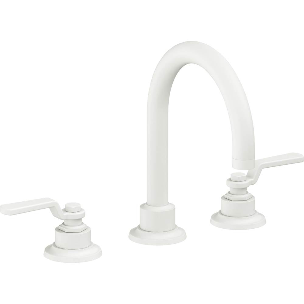 California Faucets - 8'' Widespread Lavatory Faucet - Matte White