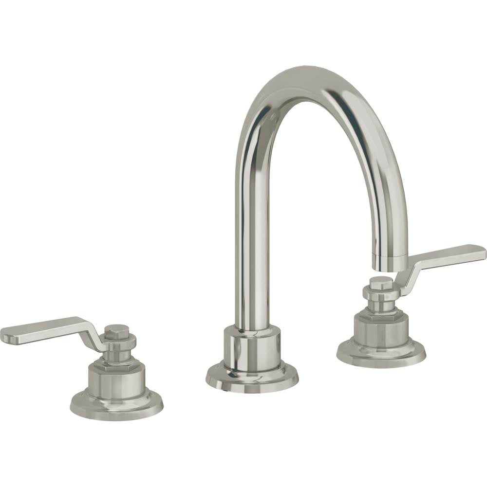 California Faucets - 8'' Widespread Lavatory Faucet - Polished Nickel Pvd
