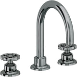 California Faucets - 8'' Widespread Lavatory Faucet with ZeroDrain - Black Nickel Pvd