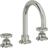 California Faucets - 8'' Widespread Lavatory Faucet - Polished Nickel Pvd