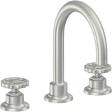 California Faucets - 8'' Widespread Lavatory Faucet - Satin Chrome Pvd