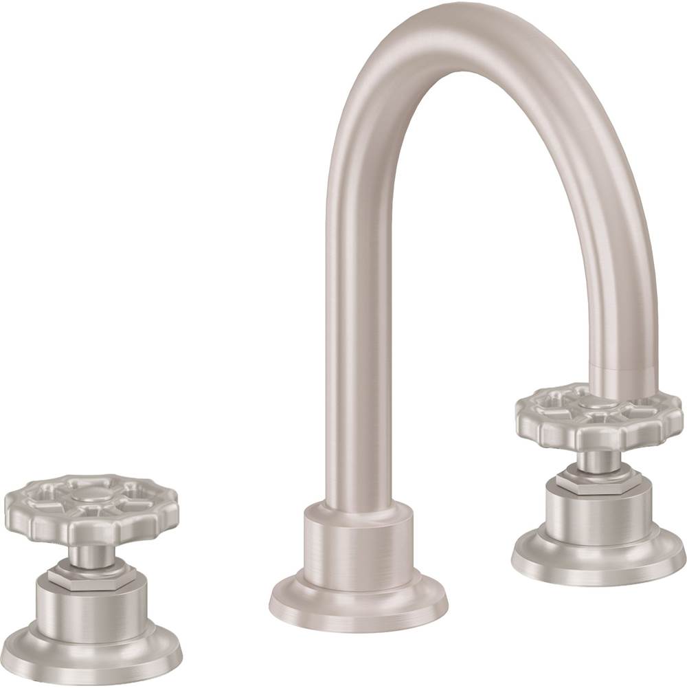 California Faucets - 8'' Widespread Lavatory Faucet - Satin Nickel