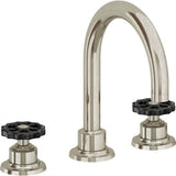 California Faucets - 8'' Widespread Lavatory Faucet - Burnished Nickel Uncoated
