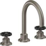 California Faucets - 8'' Widespread Lavatory Faucet - Graphite Pvd