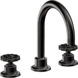 California Faucets - 8'' Widespread Lavatory Faucet - Matte Black