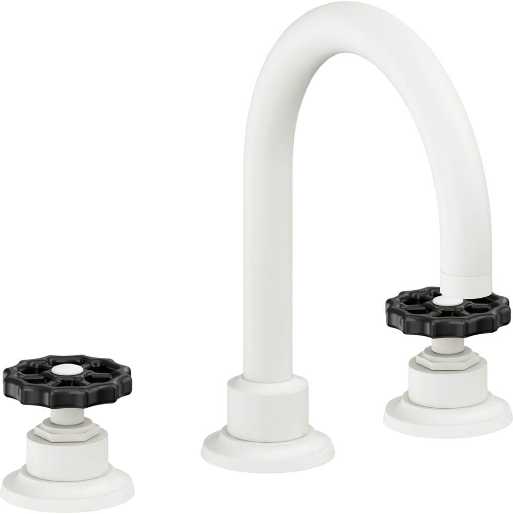 California Faucets - 8'' Widespread Lavatory Faucet - Matte White