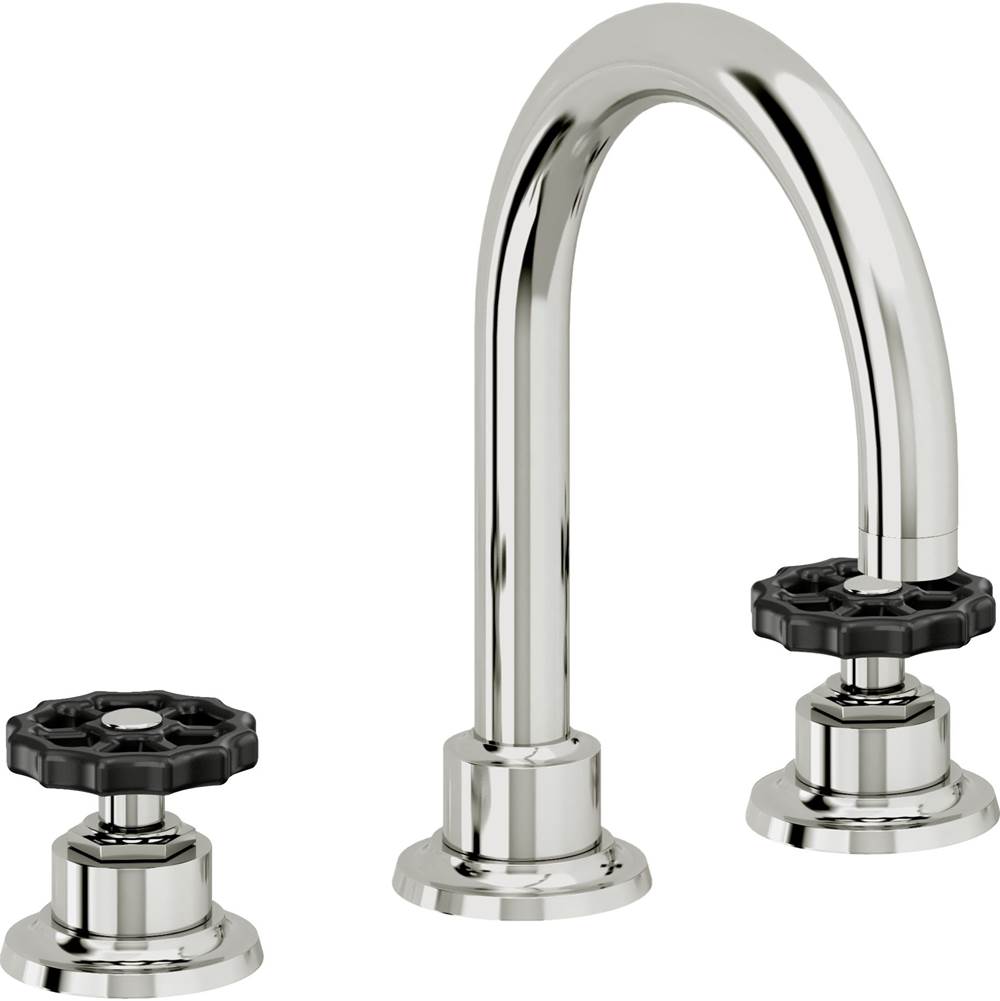 California Faucets - 8'' Widespread Lavatory Faucet - Polished Chrome