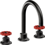 California Faucets - 8'' Widespread Lavatory Faucet - Matte Black