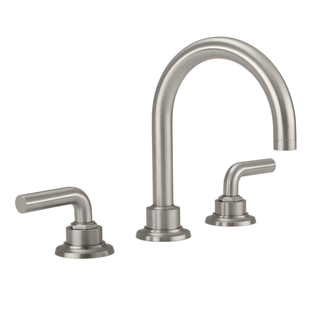California Faucets - 8'' Widespread Lavatory Faucet with Completely Finished ZeroDrain - Gloss White