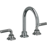 California Faucets - 8'' Widespread Lavatory Faucet with ZeroDrain - Black Nickel Pvd