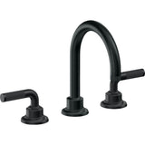 California Faucets - 8'' Widespread Lavatory Faucet with ZeroDrain - Carbon Pvd