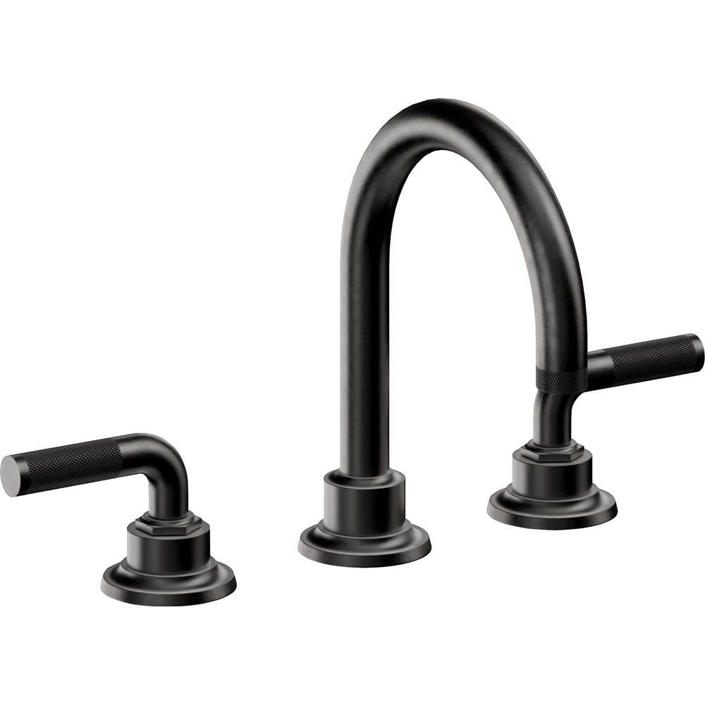California Faucets - 8'' Widespread Lavatory Faucet - Matte Black