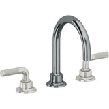 California Faucets - 8'' Widespread Lavatory Faucet with Completely Finished ZeroDrain - Polished Chrome