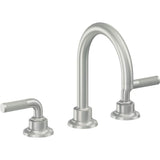 California Faucets - 8'' Widespread Lavatory Faucet with ZeroDrain - Satin Chrome Pvd