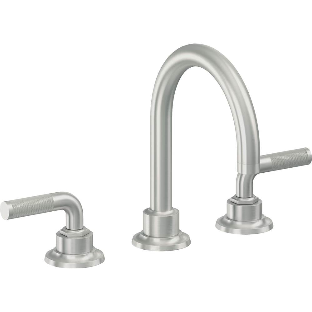 California Faucets - 8'' Widespread Lavatory Faucet - Satin Chrome Pvd
