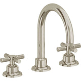 California Faucets - 8'' Widespread Lavatory Faucet - Burnished Nickel Uncoated