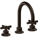 California Faucets - 8'' Widespread Lavatory Faucet with ZeroDrain - Bella Terra Bronze