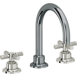 California Faucets - 8'' Widespread Lavatory Faucet with ZeroDrain - Polished Chrome